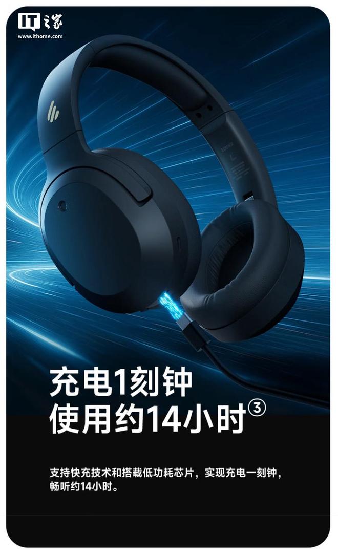 B 三金标版”头戴式蓝牙耳机369 元k8凯发国际入口漫步者推出“W820N(图2)